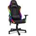 Herné kreslo Yenkee YGC 300RGB Stardust, čierne, podsvietené, polohovateľné 8590669299829