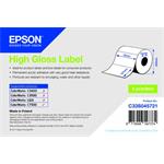 High Gloss Label - Die-cut Roll: 76mm x 127mm C33S045721
