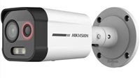 Hikvision DS-2TD2608-2/QA, IP Bullet termo- optická kamera; objektiv 2,6mm, LED 30m, Audio, Alarm, Blikač