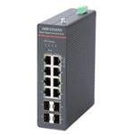 Hikvision DS-3T1512HP-SI-8P4F - priemyselný switch