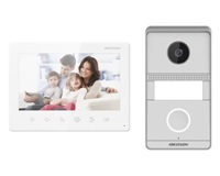 HIKVISION DS-KIS101-P/Surface, Kit videotelefonu, 2-drát, povrchová montáž, bytový monitor + dveřní stanice