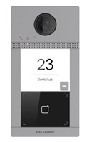 HIKVISION DS-KV8113-WME1(B)/Surface, IP dveřní interkom, 1-tlačítkový, čtečka karet, 2MPx kamera, WiFi
