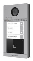 HIKVISION DS-KV8413-WME1(B)/Surface, IP dveřní interkom, 4-tlačítkový, čtečka karet, 2MPx kamera, WiFi