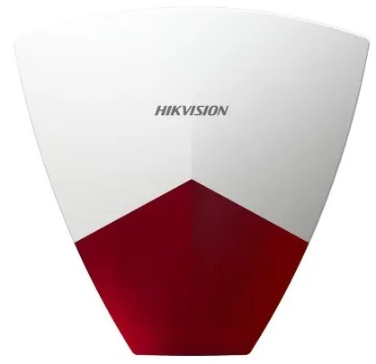 Hikvision DS-PS102X(O-STD)RED - drôtová vonkajšia siréna - Červená svetlo
