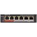 HiLook Powered by HIKVISION switch NS-0106P-45(B)/ 4x port/ 10/100 Mbps RJ45 ports PoE / 2x 100 Mbps uplink 301803814