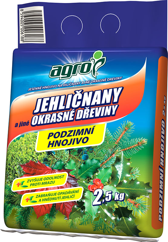 Hnojivo Agro Podzimní hn. pro jehličnany 2.5kg 000329