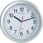 Hodiny analogové, nástěnné 25 cm, stříbrné 640204