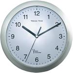 Hodiny DCF nástěnné 25 cm, stříbrné 672671
