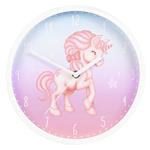 Hodiny Hama Magical Unicorn, dětské nástěnné, průměr 25 cm, tichý chod 186426