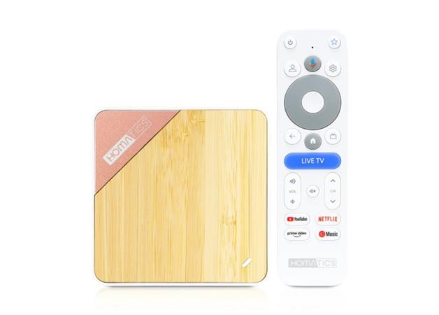 Homatics Box 4K Pro V2 AI-SR / 4K / Google TV 14 / 4GB RAM / 64GB eMMC / Wi-Fi 6 / Dolby Atmos HOMA BOX PRO V2