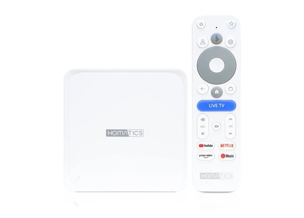 Homatics Box Lite 4K V2 / 4K / Google TV 14 / 2GB RAM / 32GB eMMC / Wi-Fi 5 / Dolby Atmos HOMA BOX LITE V2