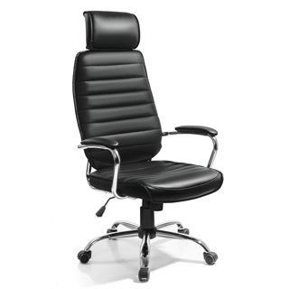 HOME KRAFT Kancelárska stolička FONTE čierna 5902021219490