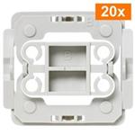 Homematic IP Adapter Berker B1, set 20ks EQ3-ADA-B1-20