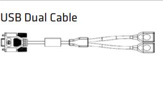 Honeywell Dual USB type A breakout Y-cable VE011-2017