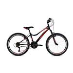 Horský bicykel Capriolo DIAVOLO DX 400 FS 24"/18HT black red 13" (2021) 921356-13