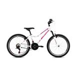 Horský bicykel Capriolo DIAVOLO DX 400 FS 24"/18HT white-pink 13" (2021) 921358-13