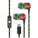 House of Marley Smile Jamaica, sluchátka do uší USB-C s mikrofonem, Rasta 0846885011911