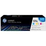 HP 125A CMY 3-pack LJ Toner Cart, 3 x 1 400 str, CF373AM