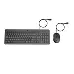 HP 150 Set klávesnica a myš káblová (USB) CZ, čierna 240J7AA