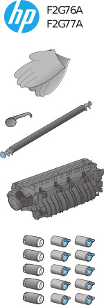 HP - (220 V) - LaserJet - sada pro údržbu - pro LaserJet Enterprise M604, M605, M606; LaserJet Mana F2G77A