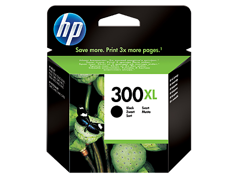 HP 300XL - 12 ml - Vysoká výtěžnost - černá - originál - inkoustová cartridge - pro Deskjet F2430, CC641EE#BA3