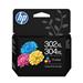 HP 302XL/304XL Tri-clr Original Ink Cartridge (300 pages) B7RT8AE#LS1