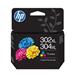 HP 302XL/304XL Tri-clr Original Ink Cartridge (300 pages) B7RT8AE#LS1