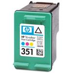 HP 351 - 3.5 ml - barva (azurová, purpurová, žlutá) - originál - blistr - inkoustová cartridge - pr CB337EE#301