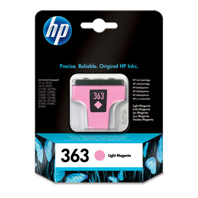 HP 363 - 5.5 ml - světlá fialová - originál - inkoustová cartridge - pro Photosmart 8250, 8250xi, C C8775EE#BA3