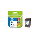 HP 54 Black Ink Cart. 20ml (CB334AE) CB334AE**