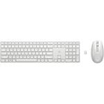 HP 650 Bezdrátová klávesnice a myš - bílá 4R016AA#ABD