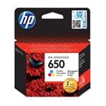 HP 650 tříbarevná inkoustová kazeta CZ102AE#BHK