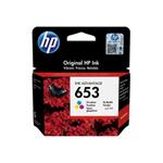 HP 653 Tri-color Original Ink Advantage Cartridge 3YM74AE