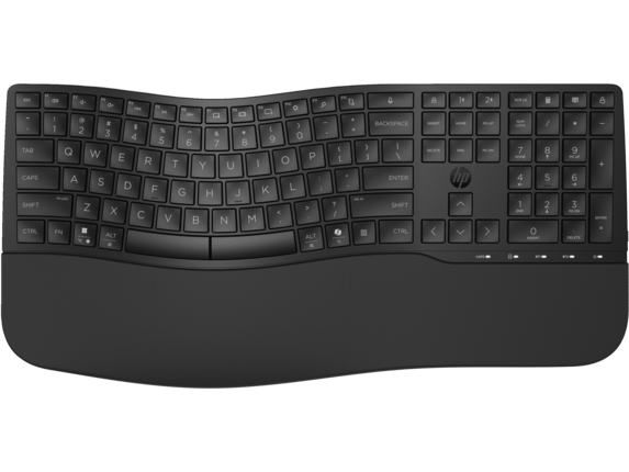 HP 680 Comfort Dual-Mode Keyboard- bezdrátová ergonomická klávesnice CZ/SK 8T6L8AA#BCM