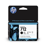 HP 712 38-ml Black DesignJet Ink Cartridge 3ED70A