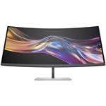 HP 738pu/ 37,5"/ prohnutý/ 3840x1600/ IPS/ 5ms/ 400 cd/m2/ 2000:1/ HDMI/ DP/ USB/ Thunderbolt4/ VESA/ stříbr 8K167AA#ABB