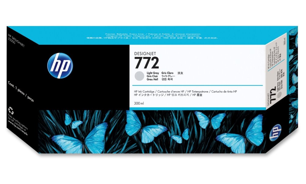 HP 772 originál ink CN634A, light grey, 300ml, HP
