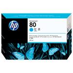 HP 80 - 350 ml - azurové barvivo - originál - DesignJet - inkoustová cartridge - pro DesignJet 1050 C4846A