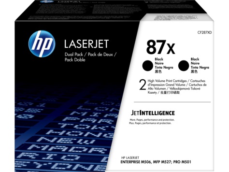 HP 87X 2-pack High Yield Black Original LaserJet Toner Cartridges (CF287XD)