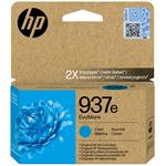 HP 937e Azurová EvoMore originální inkoustová kazeta 4S6W6NE