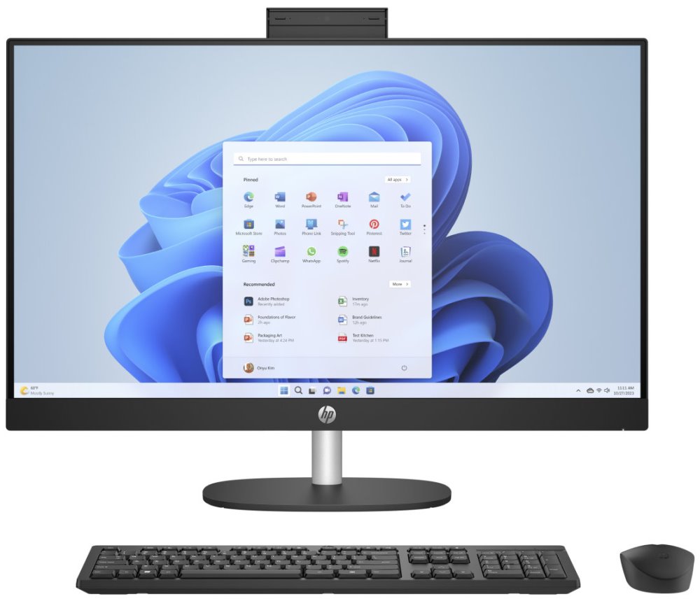 HP AIO 27-cr2008nc/27'' IPS FHD AG touch/Intel Ultra 5-225U/32GB/1TB SSD/Intel Graphics/5xUSB/1xHDMI/RJ45/90 BQ8T5EA#BCM