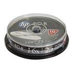 HP BD-R, Single Layer 25GB, Standard, cake box, BRE00071-3, 6x, 10-pack, pre archiváciu dát