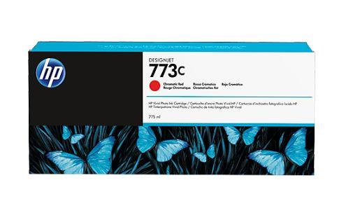 HP Červená chromatická atramentová kazeta HP 773C Designjet, 775 ml C1Q38A