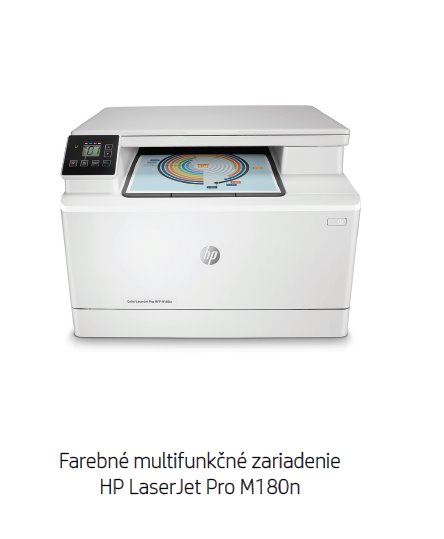 HP Color LaserJet Pro MFP M180n - Multifunkční tiskárna - barva - laser - 215.9 x 297 mm (origináln T6B70A#B19