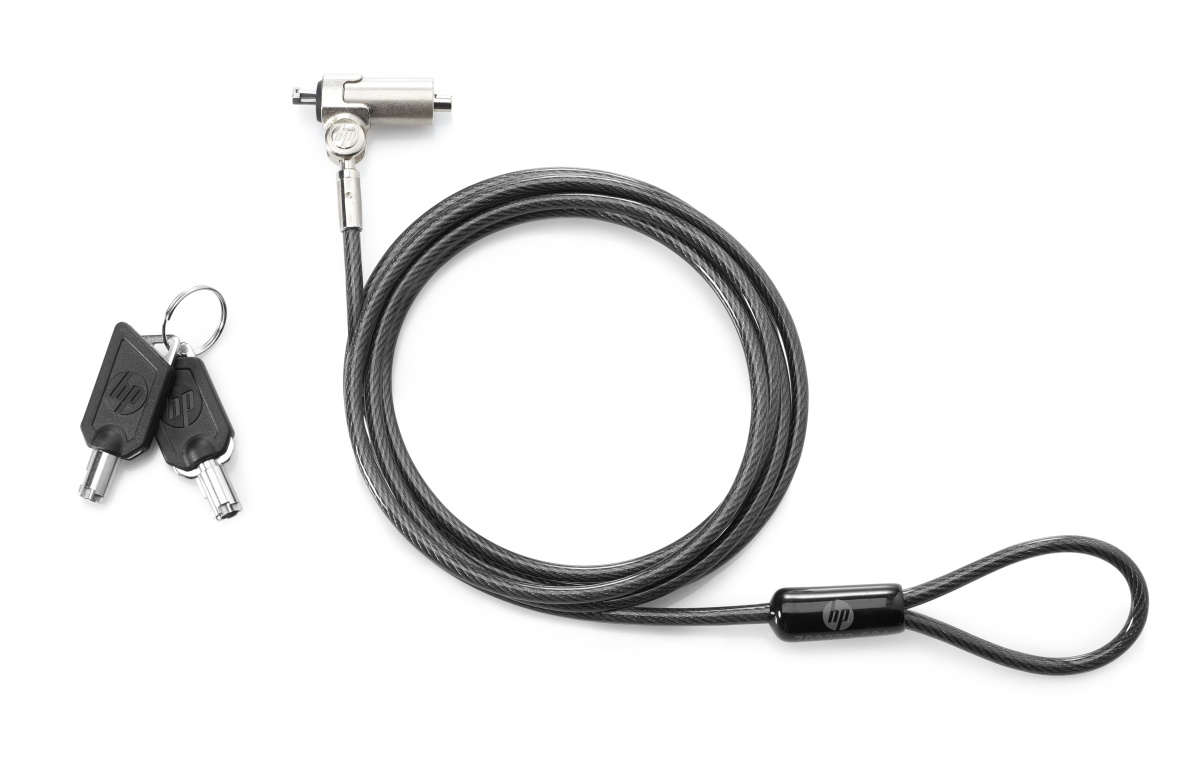 HP Essential Keyed Cable Lock - Bezpečnostní kabelový zámek - 1.22 m - pro HP 245 G7, 340 G5; Mobil T0Y14AA