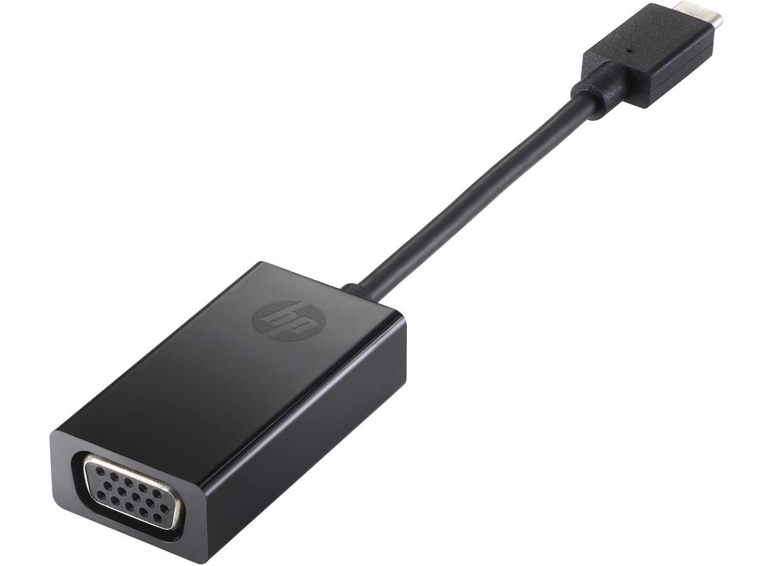 HP - Externí video adaptér - USB-C - D-Sub - černá - pro HP 245 G7; Elite Slice G2; Elite x2; Mobil N9K76AA#AC3