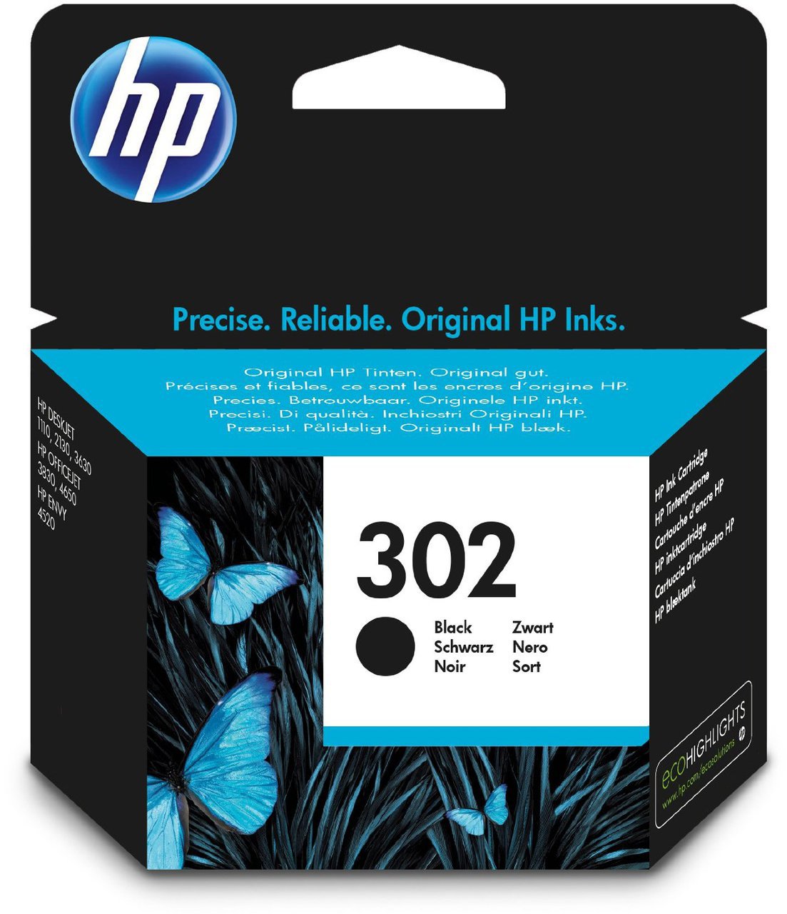 HP F6U66AE 302 Black Original Ink Cartridge