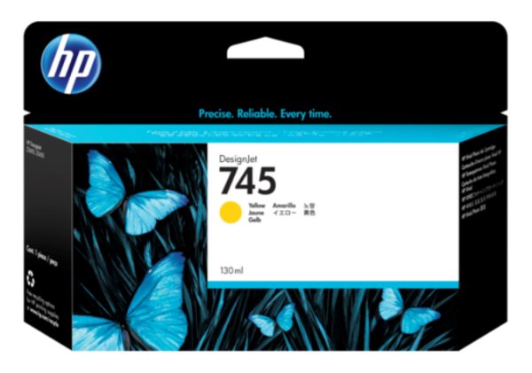 HP F9J96A 745 130-ml Yellow Ink Cartridge