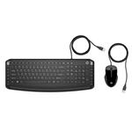 HP HP 200 Sada klávesnica káblová (USB) CZ, čierna s optickou myšou, klasická 9DF28AA