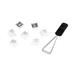 HP HyperX Full key Set Keycaps - PBT (White) 519T5AA#ABA